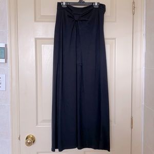 Black maxi skirt